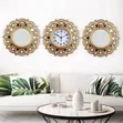 3-in-1 Wall Clock - Gold - 2
