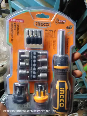 INGCO Ratchet Screwdriver Set 24-Piece