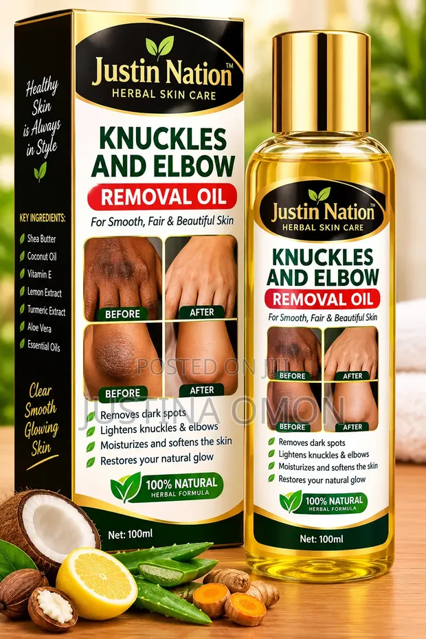 Justin Nation Organic Knuckles and Elbow Removal Oil - 1