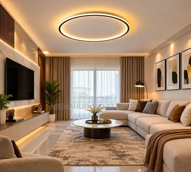 Nordic Minimalist LED Fitilar Rufi don Bedroom/Living Room - 1