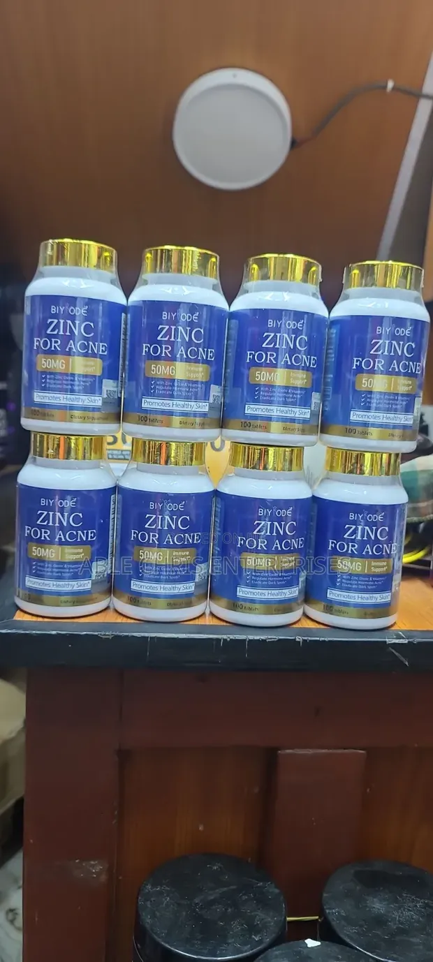 BIYODE Zinc for Acne 50mg (100 Tablets) - 1