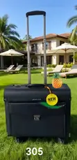 Leaves King Medium Luggage Box/Travel Bag - Black - 2