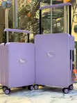 Leaves King Luggage Boxes/Travel Bags - Large, Lilac - 3