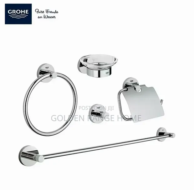 Grohe Stainless Steel Bathroom Accessories - 1