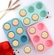6pcs Silicone Cupcake Baking Mould - 1