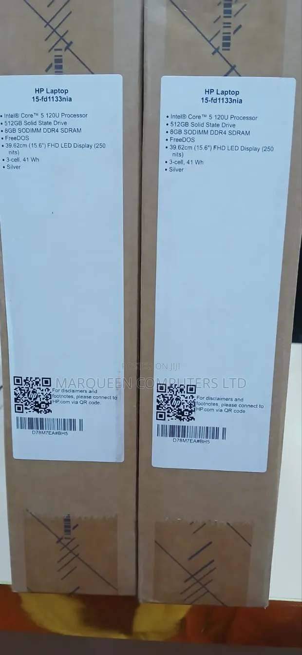 New HP 15 Laptop: 8GB RAM, Intel Core i5, 512GB SSD - 1