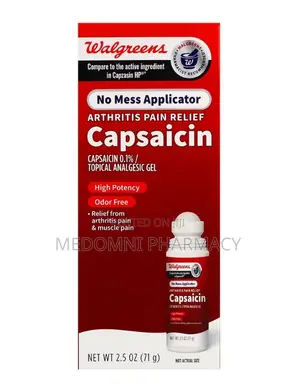 Walgreens No Mess Arthritis Pain Relief Capsaicin Gel - 2.5 Oz