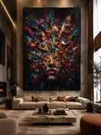 Abstract Canvas Art - Custom Sizes Available - 4