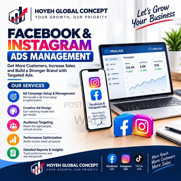 Facebook, Instagram, TikTok Ads Management by Hoyeh Global Concept - 1
