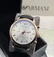 Emporio Armani Gaskiyar Hannun Agogo na Fata na Maza - 3