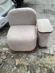 Modern Lounge Chair with Attached Side Table - Brand New - 1