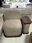 Modern Lounge Chair with Attached Side Table - Brand New - 2