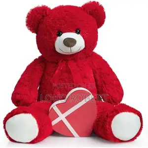Large Red Teddy Bear Toy for Girlfriend & Kids