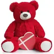 Large Red Teddy Bear Toy for Girlfriend & Kids - 1