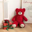 Large Red Teddy Bear Toy for Girlfriend & Kids - 2