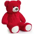 Large Red Teddy Bear Toy for Girlfriend & Kids - 4