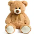 Large Brown Teddy Bear Toy for Kids & Girlfriend - 1