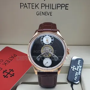 Patek Philippe Tourbillon Leather Wristwatch