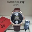 Agogon Hannu na Patek Philippe Tourbillon da Fatar Jaki - 1