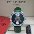 Agogon Hannu na Patek Philippe Tourbillon da Fatar Jaki - 2