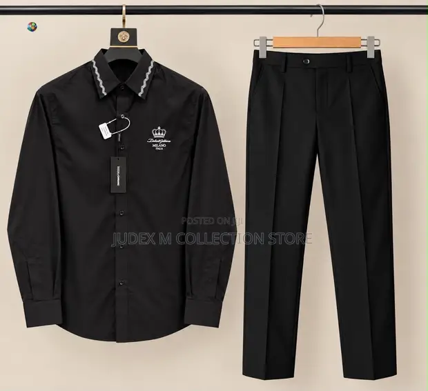 Luxury Men's 2-Piece Shirt & Trouser Set - 1