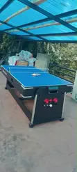 American Fitness 4-in-1 Teburin Wasa (Snooker, Air Hockey, Table Tennis, Abinci) - 3