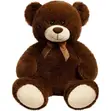 Large Chocolate Teddy Bear Toy for Kids & Girlfriends - 2