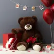 Large Chocolate Teddy Bear Toy for Kids & Girlfriends - 3
