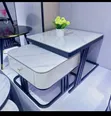 Brand New 2-in-1 Marble Centre Table - 2