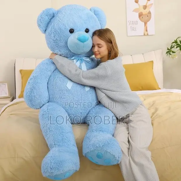 Giant Blue Home Teddy Bear Toy - 1