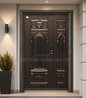 Luxury Italian Copper Cast Royal Design Door 7ft x 4ft