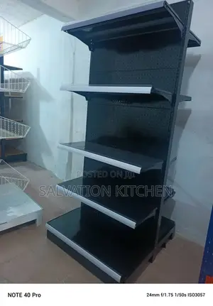 Commercial Single Supermarket Shelf - Brand New