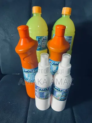 AMAZ 3-in-1 Cleaning Combo: Toilet Wash, Liquid Soap, Air Freshener