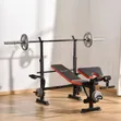 Bodyfit Adjustable Weight Bench Press with Free Gym Gloves - 2