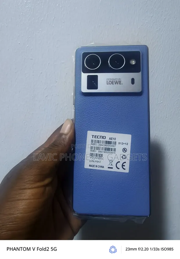 New Tecno Phantom V Fold 2 512GB Blue - 1