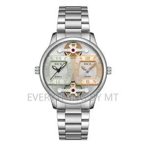 Rich Club Double Time Chain Wristwatch