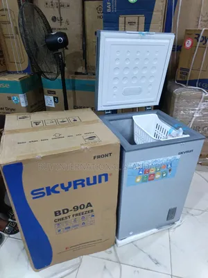 Skyrun 90L Chest Freezer - Compact Cooling Appliance