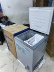 Skyrun BD-90A 90L Chest Freezer - Grey Leather Finish - 1