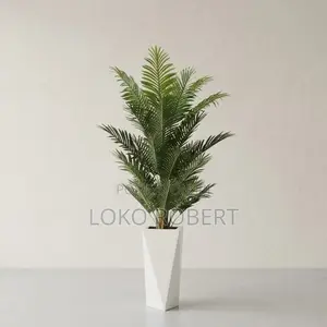 Premium Artificial Cycas Palm Tree with Geometric Pot