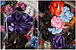Satin Hair Scrunchies - Brand New