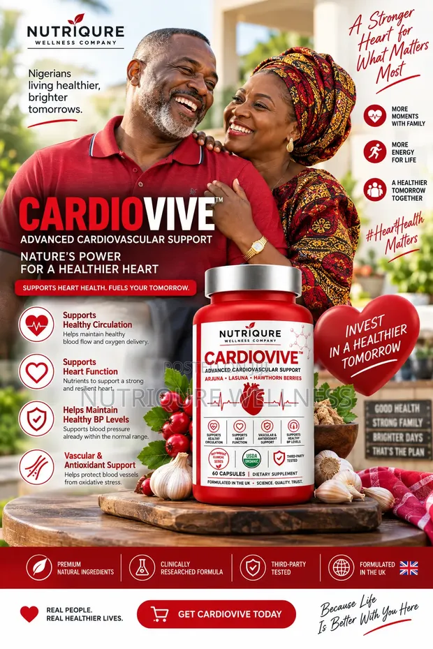 NutriQure Cardiovive with Arjuna, Lasuna, Hawthorn for Blood Pressure - 1
