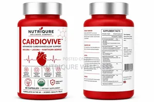 NutriQure Cardiovive with Arjuna, Lasuna, Hawthorn for Blood Pressure