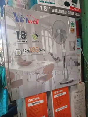 Iww Solar Rechargeable Fan da Fitilar LED