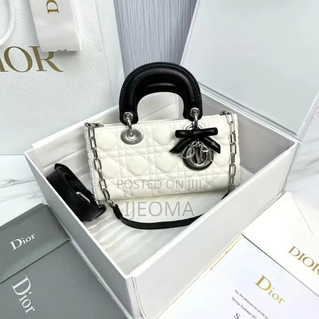 Dior Handbag - White, Medium, Brand New - 1