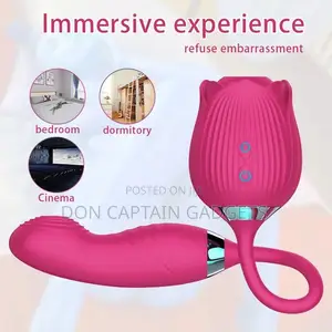 A&G Vibrating Dildo - Rose Sex Toy da G-Spot Stimulation