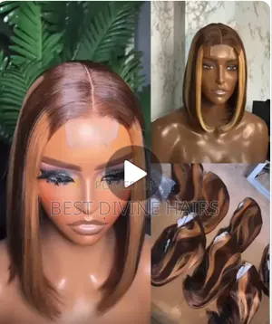10" 2x6 Full Closure Bob Wig - Human Hair