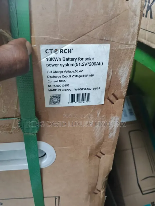 CTORCH 10KWh Lithium-Ion Battery for Solar Systems - 1