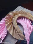 Ashoke Material - Gold Headwrap - 1