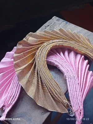 Ashoke Material - Gold Headwrap