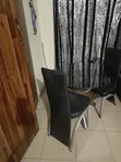 2-Seater Round Glass Dining Set - 3